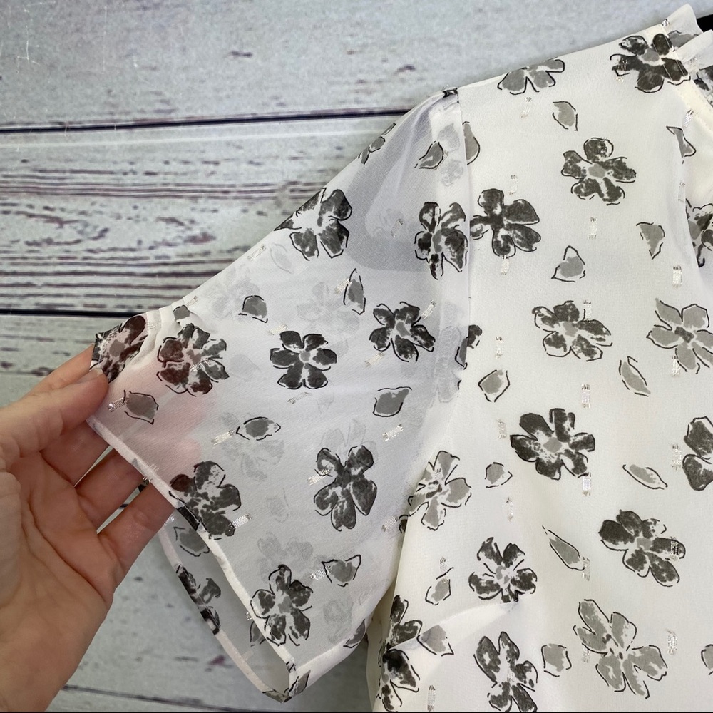 Talbots Patterned Blouse - image 3